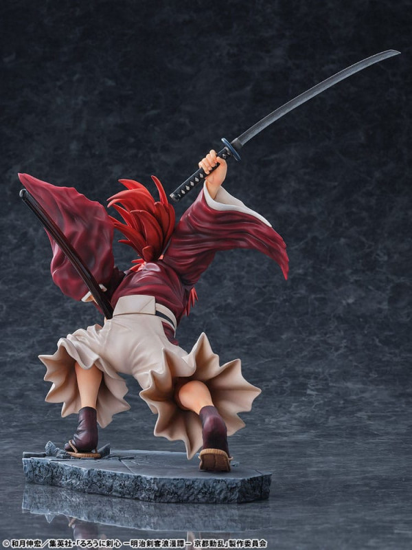 Rurouni Kenshin: Meiji Kenkaku Romantan Kyoto Douran PVC Statue 1/6 Kenshin Himura Amakakeruryuunohi 6