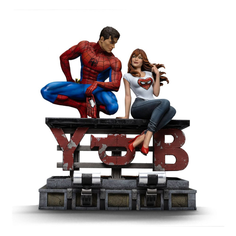 Spider-Man Diorama Art Scale Statue 1/6 Spider-Man and Mary Jane 35 cm 2