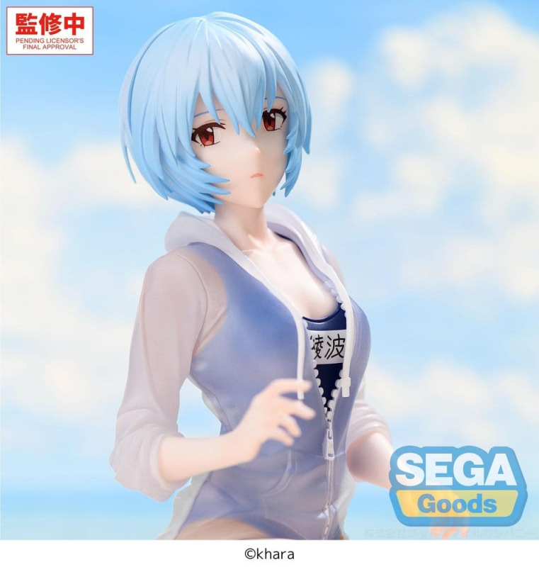 Rebuild of Evangelion Yumemirize PVC Figure Rei Ayanami School Swimsuit Ver. 13 cm 4