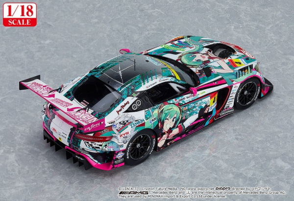 Hatsune Miku GT Project Vehicle 1/18 Good Smile Hatsune Miku AMG 2020 SUPER GT Okayama Test Ver. 26 2
