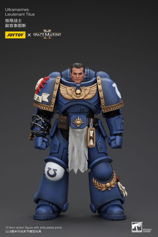 Warhammer 40k Action Figure 1/18 Uitramarines Lieutenant Titus 13 cm 2