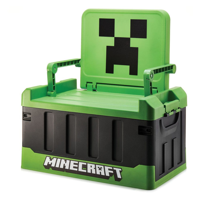 Minecraft Storage Box with folding chair 1
