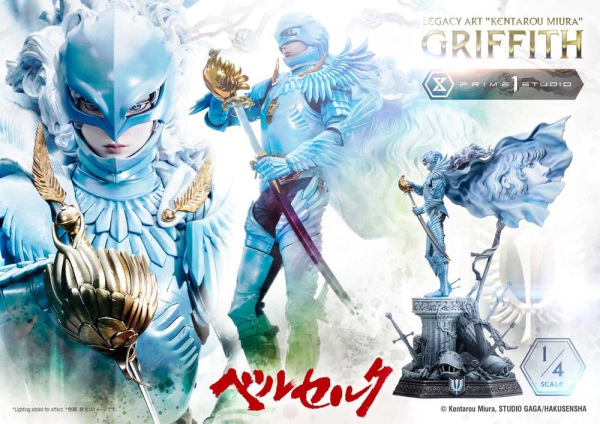 Berserk Legacy Art "Kentarou Miura" Statue 1/4 Griffith Bonus Version 93 cm 7