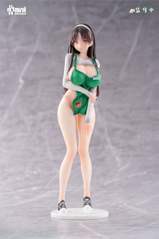 Original Character Statue 1/6 First Business! Mari Hanamiya the Gentle Shop Assistant illustration b 13