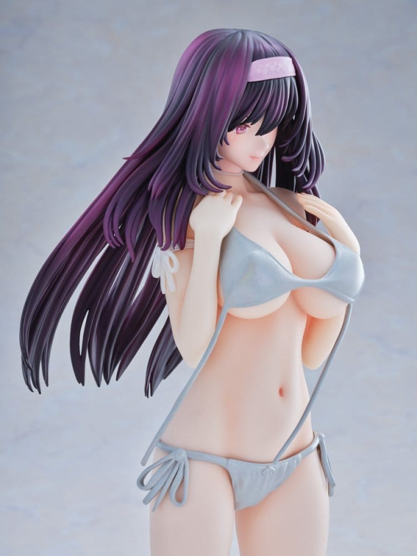 Original Model Statue 1/5 Tomoe Sakura Swimsuit Black Hair Wholesome Ver. Illustration by Toshi Tsut 9