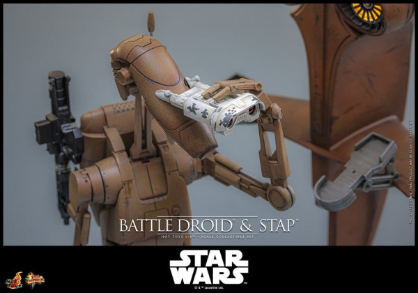 Star Wars: The Phantom Menace Movie Masterpiece Action Figure Set 1/6 Battle Droid & STAP 32 cm 6