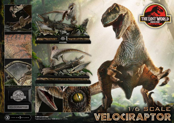 Jurassic Park II Legacy Museum Collection Statue 1/6 Velociraptor 41 cm 5
