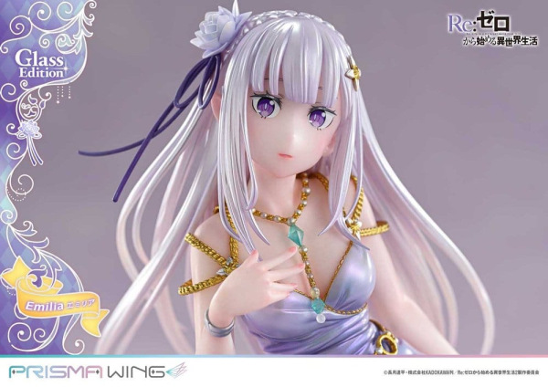 Re:Zero Prisma Wing Statue 1/7 Emilia Glass Edition 29 cm 13