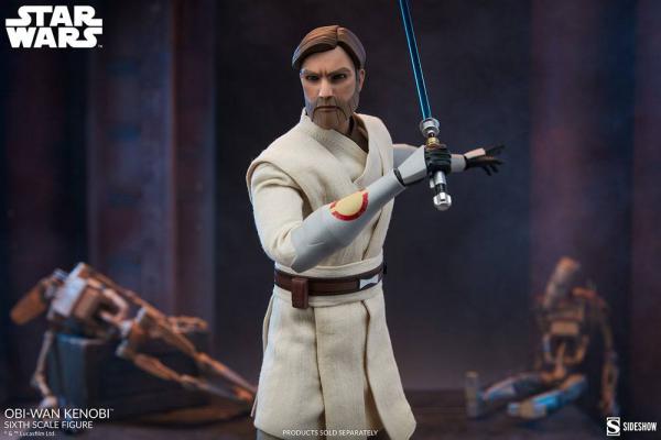 Star Wars The Clone Wars Action Figure 1/6 Obi-Wan Kenobi 30 cm