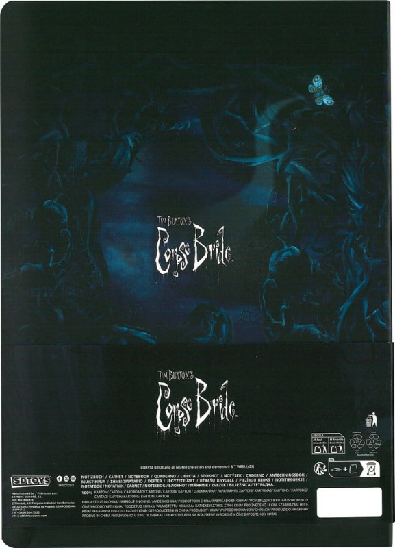 Corpse Bride Softcover Notebook Movie Poster 21 cm 1