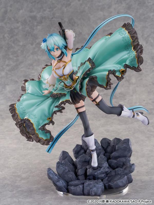 Sword Art Online SHIBUYA SCRAMBLE FIGURE PVC Statue 1/7 Sinon Crystal Dress Ver. 29 cm 3