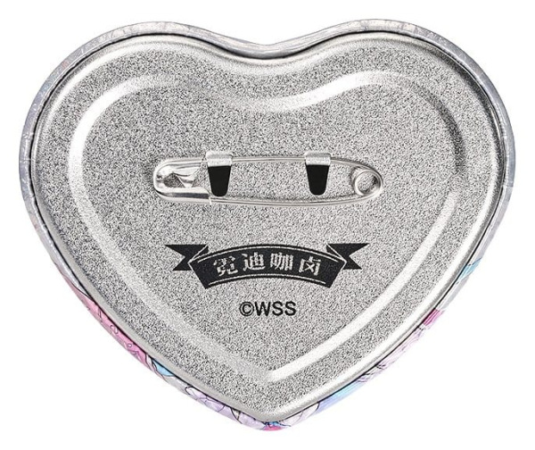 Needy Streamer Overload Needy Streamer Chinese Restaurant Series Heart-Shaped Pinback Button Ame 4