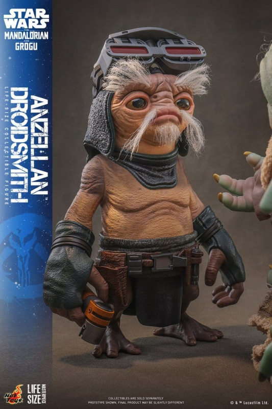 Star Wars: The Mandalorian & Grogu Life-Size Figure Anzellan Droidsmith 27 cm 4