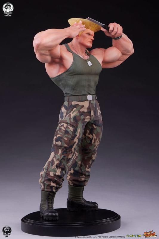 Street Fighter 6 PVC Statue 1/4 Guile Deluxe Edition 50 cm 9