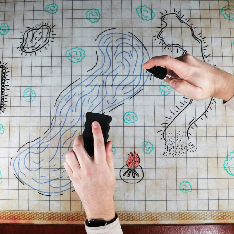 Enhance RPG Series Grid Mat Deluxe Edition DnD Map 6