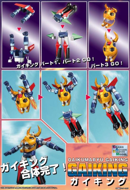 Gaiking Legend of Daiku-Maryu Soul of Chogokin Grand Action Bigsize Model Diecast Action Figure Gaik 5