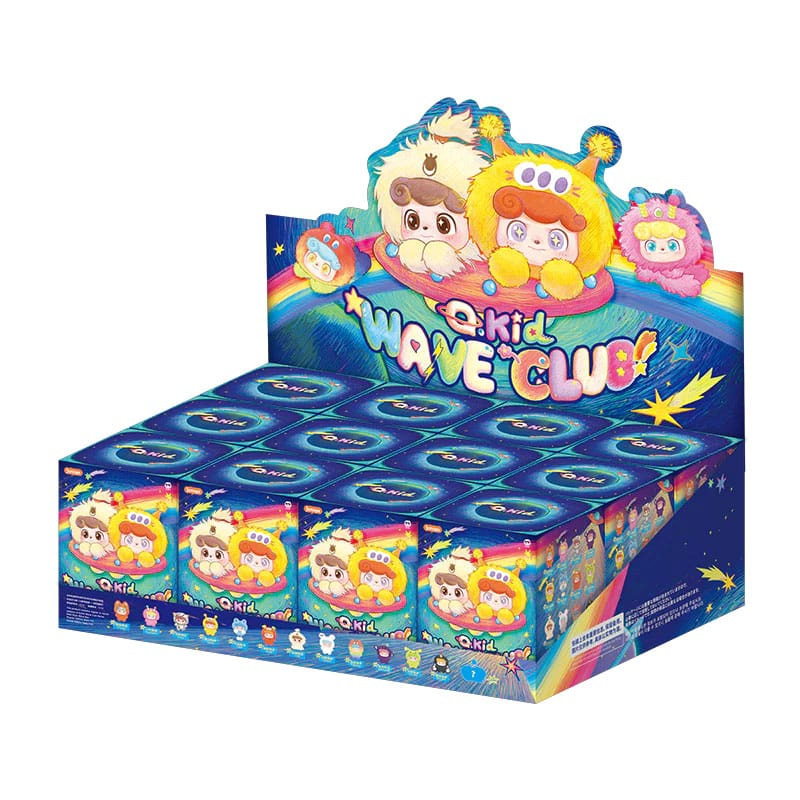 QKid: Wave Club Series Blind Box figure 8 cm Display (12)