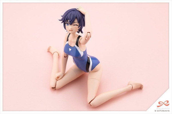 Sousaishojoteien Plastic Model 1/10 Rui Saotome Touou High School Competitive Swimsuit 16 cm 5