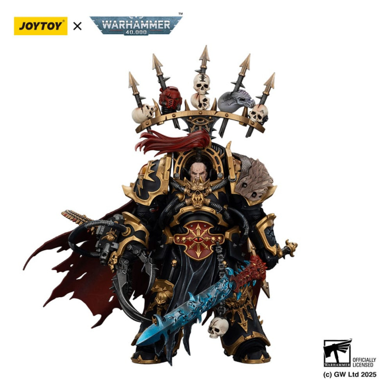 Warhammer 40,000 Action Figure Black Legion Abaddon the Despoiler with Drach'nyen and the Talo 16 c 13