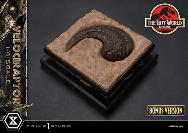 Jurassic Park II Legacy Museum Collection Statue 1/6 Velociraptor Bonus Version 41 cm 3
