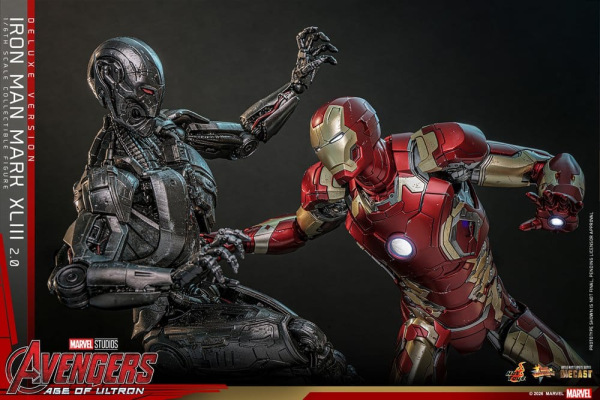 Avengers: Age of Ultron Movie Masterpiece Diecast Action Figure 1/6 Iron Man Mark XLIII (2.0) (Delux 6