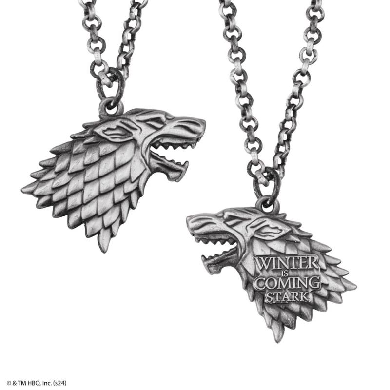 Game of Thrones tree ornment with Necklace Stark