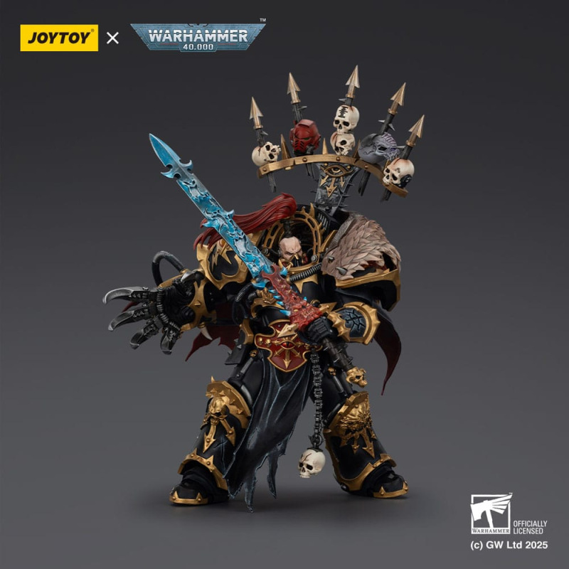 Warhammer 40,000 Action Figure Black Legion Abaddon the Despoiler with Drach'nyen and the Talo 16 c 4