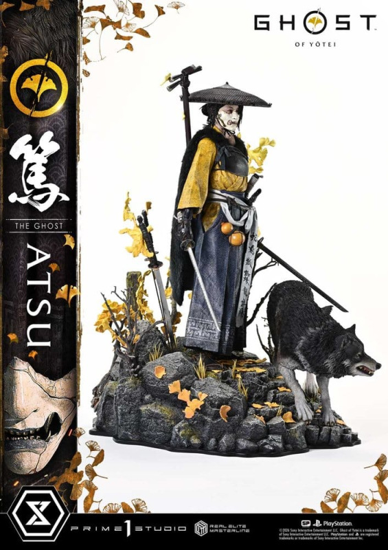 Ghost of Yotei Real Elite Masterline Statue 1/4 Atsu 59 cm 12