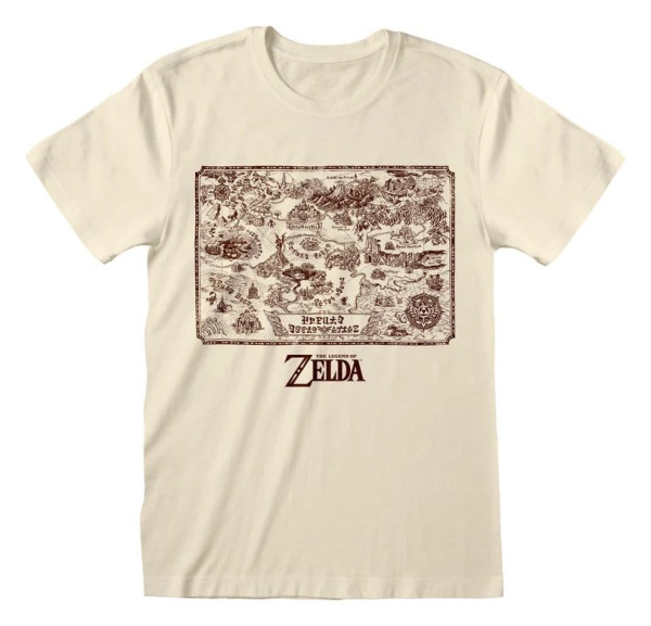 The Legend of Zelda T-Shirt Map Of Kingdom Size M 1