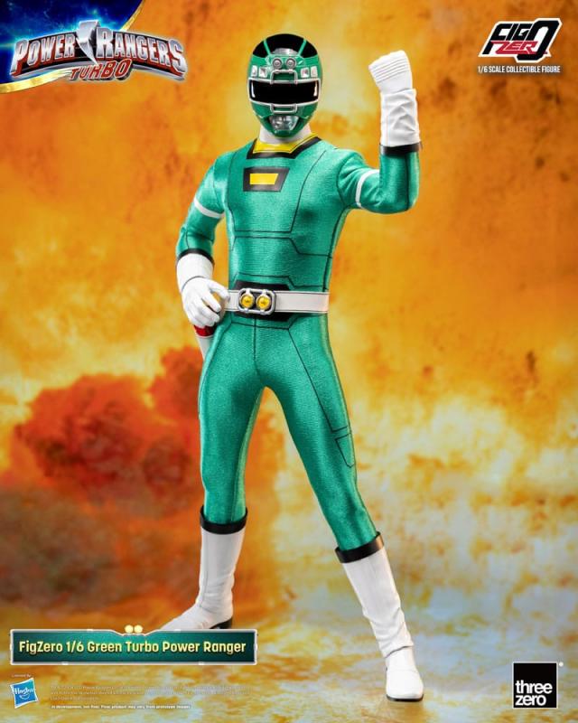 Power Rangers Turbo FigZero Action Figure 1/6 Green Turbo Power Ranger 30 cm