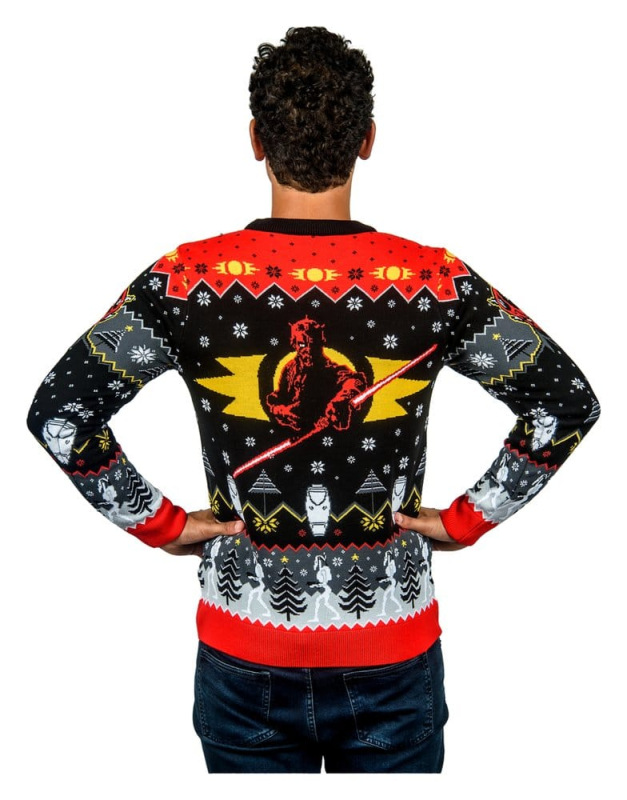 Star Wars Christmas Sweater Sith Size XL 4