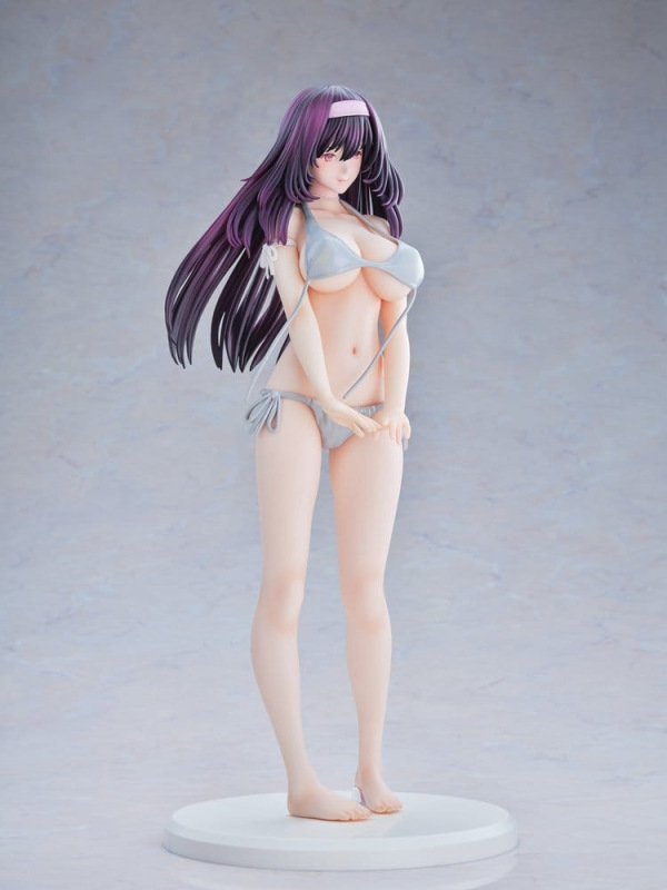 Original Model Statue 1/5 Tomoe Sakura Swimsuit Black Hair Wholesome Ver. Illustration by Toshi Tsut 7