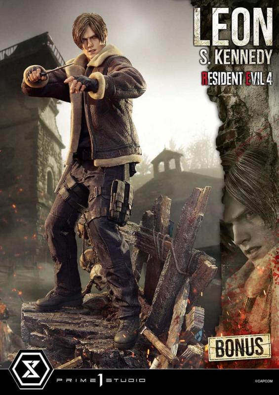 Resident Evil 4 Ultimate Premium Masterline Series Statue 1/4 Leon S. Kennedy Bonus Ver. 64 cm 2