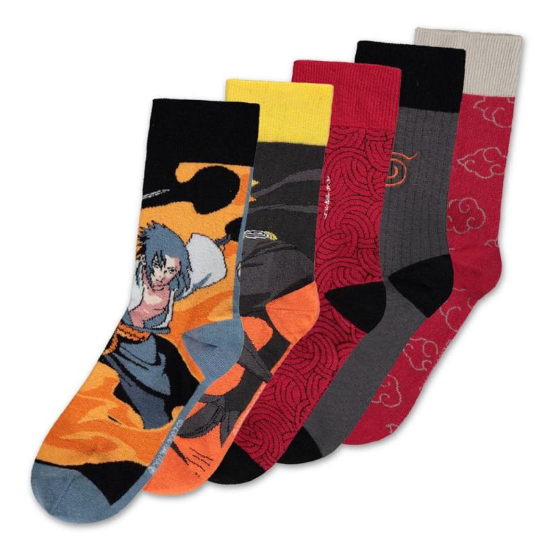 Naruto Shippuden Socks 5-Pack 43-46