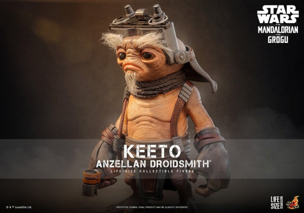 Star Wars: The Mandalorian & Grogu Life-Size Masterpiece Life-Size Figure Keeto (Anzellan Droidsmith 1