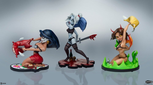 Coffin Comics Designer Statues Set Sleepover In Hell 9