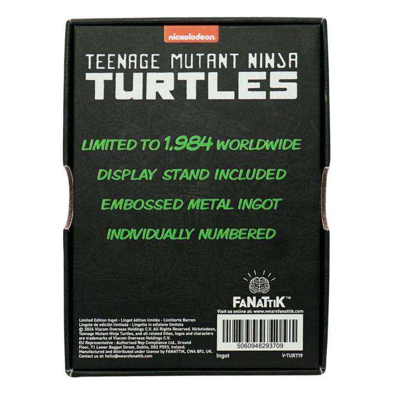 Teenage Mutant Ninja Turtles Ingot 40th Anniversary Green Limited Edition