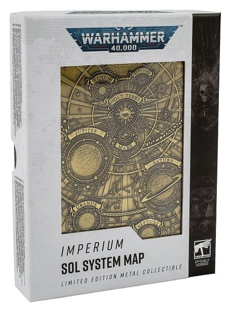 Warhammer 40,000 Metal Map Sol System 4