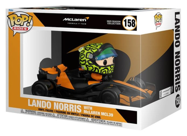 Formula 1 POP! Rides Super Deluxe Vinyl Figure McLaren- Norris 15 cm 1