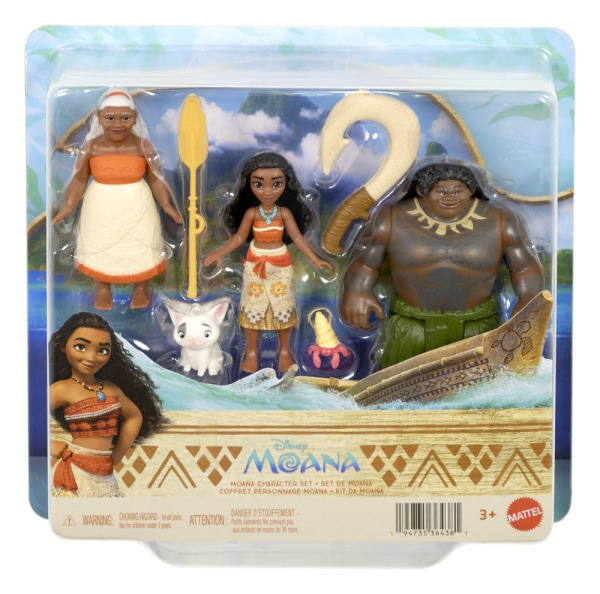 Vaiana Action Figure 3-Pack Character Set 9 cm