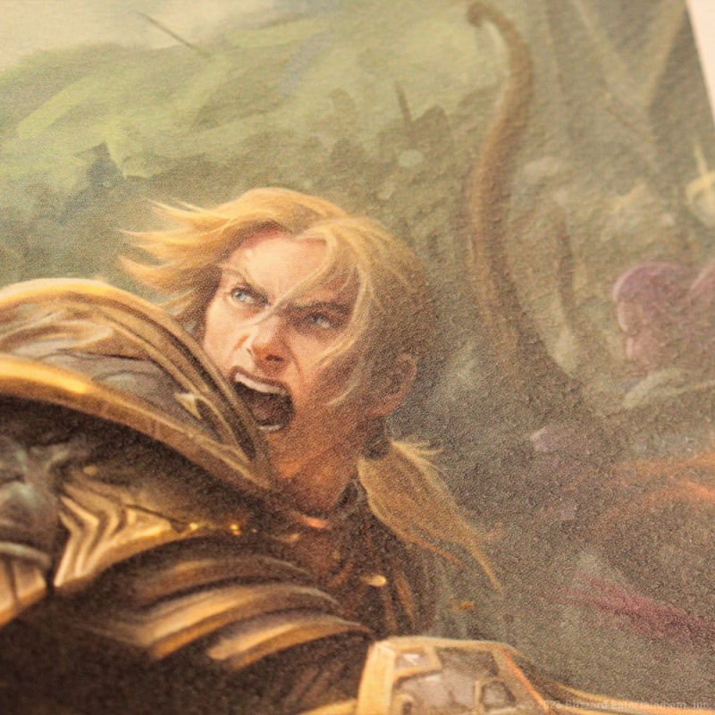 World of Warcraft Art Print Sylvanas vs Anduin Wrynn Limited Edition 42 x 30 cm 3