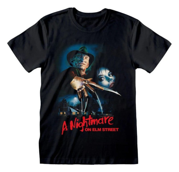 Nightmare on Elm Street T-Shirt Logo Poster Black Size XXL 1