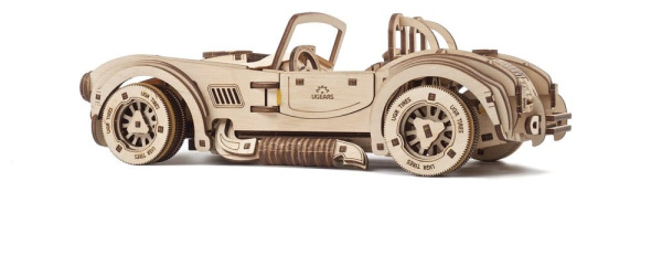 Ugears 3D Wooden Puzzle Drift Cobra Racing Car 11