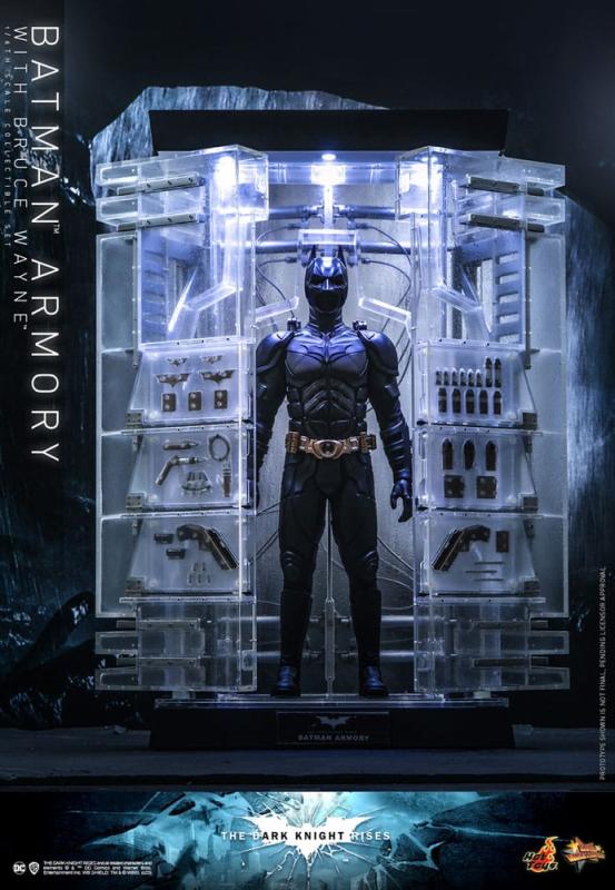 The Dark Knight Rises Movie Masterpiece Action Figures & Diorama 1/6 Batman Armory with Bruce Wa 3