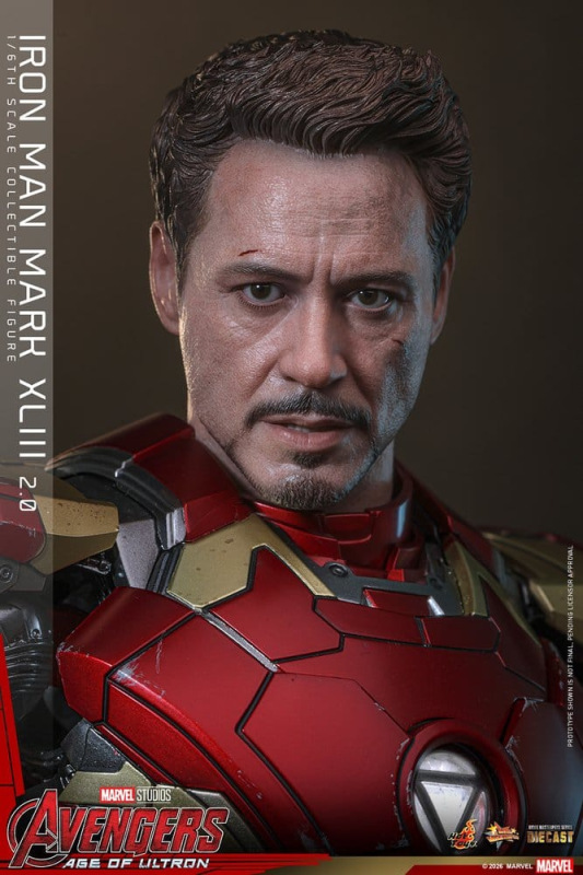 Avengers: Age of Ultron Movie Masterpiece Diecast Action Figure 1/6 Iron Man Mark XLIII (2.0) 32 cm 4