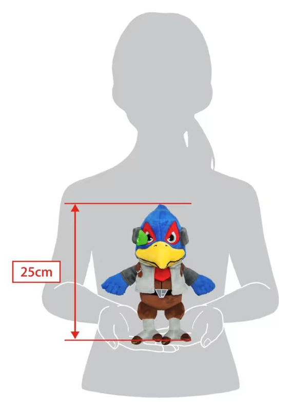 Star Fox Plush Figure Falco Lombardi 25 cm 2