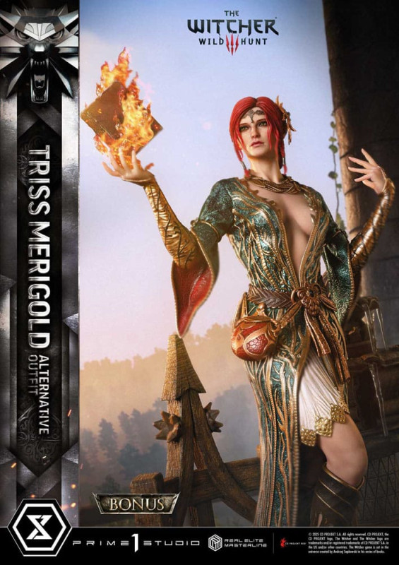 The Witcher 3: Wild Hunt Real Elite Masterline Series Statue 1/4 Triss Merigold Bonus Version 52 cm 6