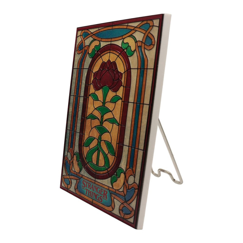 Stranger Things Resin Plaque Creel House Stained Glass Window 1