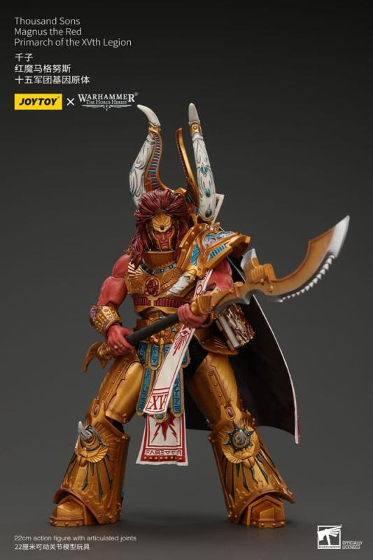 Warhammer The Horus Heresy Action Figure 1/18 Thousand sons Magnus the Red Primarch of the XVth Legi