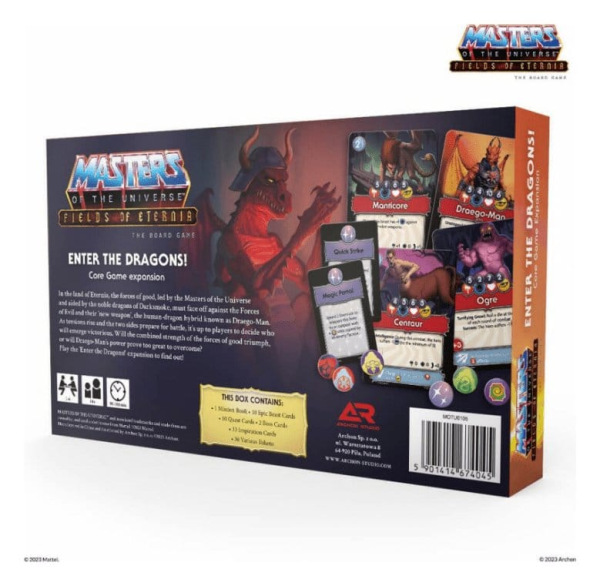 Masters of the Universe Board Game Expansion Fields of Eternia - Enter the Dragons! *German Version* 1